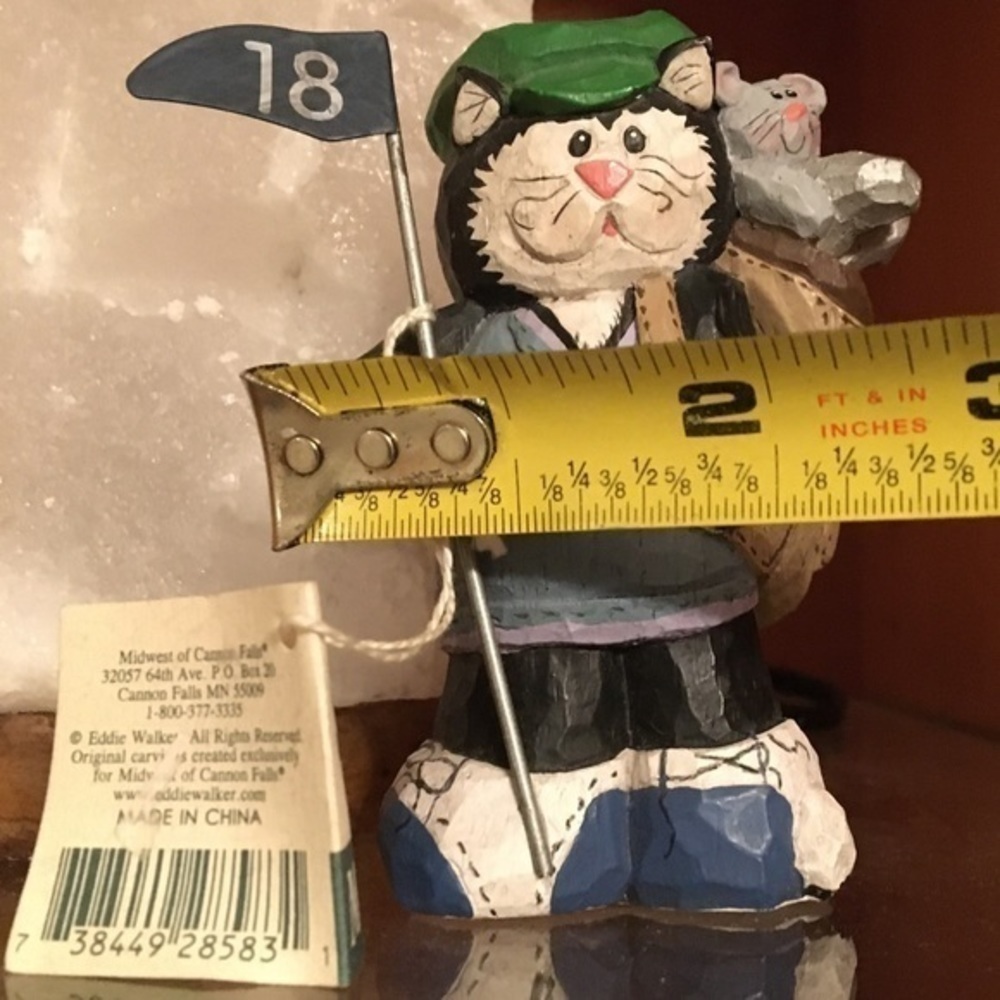 Midwest of Cannon Falls Cat Golfer Figurine. New with tags. - Picture 7 of 7